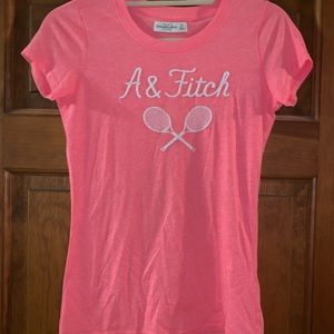 Abercrombie and Fitch Coral Logo T-shirt
